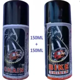 Best Combo Bike Chain Lube and Bike Shiner Lubricant Spray For All Bikes 150ml Chain Oil-image-30