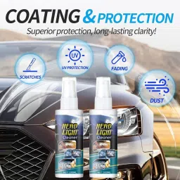 Headlight Lens and Glass Restorer Cleaner, Restores Cloudy Headlight Cleaning Kit-picture-16