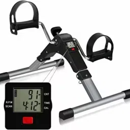 prefacto Digital Pedal Machine With Adjustable Resistance LCD Display For Leg And Arm Mini Pedal Exerciser Cycle image 3