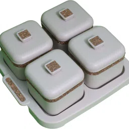 mis decor Premium Storage Containers with Crystal Detailing Container Serving Set image 3