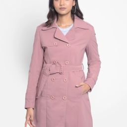100% Polyster Lining 100% Polyster Solid Coat For Women-picture-28