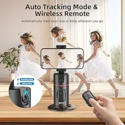 EVAAENTERPRISES P02 Gimbal in Black Color 2 Axis Gimbal for Mobile, Camera image 3