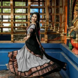 Self Design Semi Stitched Lehenga Choli-image-99