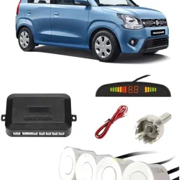 PKNA0335 White Car Reverse Parking Sensor with LED Display 4 Sensor PKNA0335 Parking Sensor-11