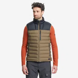forclaz Men’s Mountain Trekking Sleeveless Down Gilet - MT500 Brown-picture-44