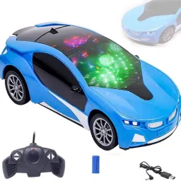 kavana Chargeable 3D Remote Control Famous Car for 3+ Years Kids With 3D Lights image 5