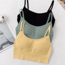 Women Cami Bra Lightly Padded Bra-image-92