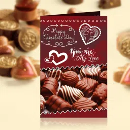 Happy Chocolate Day You Are My Love Surprise Greeting Card Greeting Card-picture-16