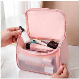Women Pink Cosmetic Bag-image-52