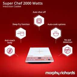 morphy richards 2000 W Induction Cooktop Push Button image 3