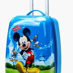 18" Inch Dancing Micky Pattern 4 wheeled suitcase for kids Children suitcase kid luggage Travel Trolley Bag Cabin Luggage Small Travel Bag - 18-image-35