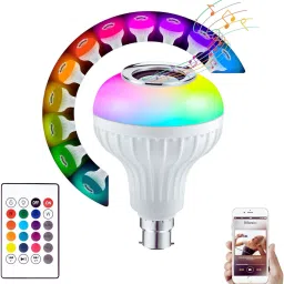 GUGGU DJ BOX LED Music Blub with RGB Light Changing In-build Bluetooth SpeakerFB135 12 W Bluetooth Home Audio Speaker image 3