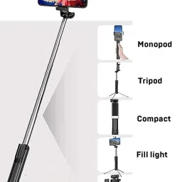 CHG R1s Professional Selfie Stick for Mobile Phone 3-in-1 Multifunctional StickS 3 Axis Gimbal for Mobile image 2