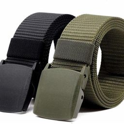 provogue Men & Women Casual, Evening, Party, Formal Black, Green Nylon Belt-picture-45
