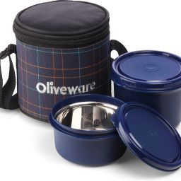 Lunch Box | Stainless Steel Containers | Microwave Safe | Leak Proof 2 Containers Lunch Box-21