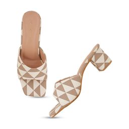 Mast & Harbour Printed Block Heels image 2
