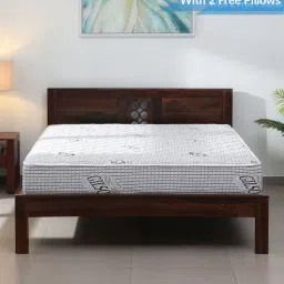 gilson Ruby Reversible Orthopedic 10 inch Bonnel Spring Queen Mattress (With 2 Free Pillows)-picture-4