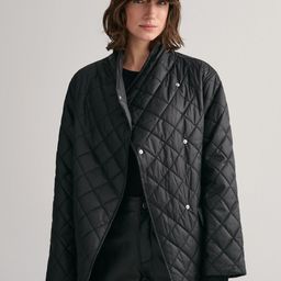 GANT Longline Quilted Jacket with Patchwork-picture-42
