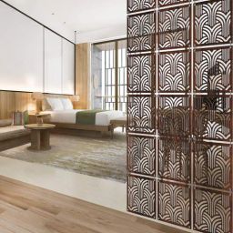 random Walnut Engineering Wood (Pack Of 12) Hanging Room Divider-picture-15