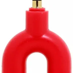 MJ Hub Red 3.5mm Jack Splitter Male to 2 Female Earphone Audio U Shape Splitter 3 Pin 1 Male to 2 Female EP Stereo Jack Audio Mic Splitter Headset Connector Adapter Compatible with All Mobile Device And PC Desktop Phone Converter-picture-19