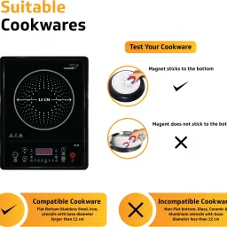 v-guard 1600 W Induction Cooktop Push Button image 5
