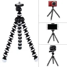 Hiffin ®Gorilla Tripod/Mini Tripod 10+3 inch for Mobile Phone with Holder for Mobile Tripod Ball Head image 2