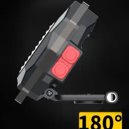 foschini Portable Triangular Shaped Emergency&Camping Flashlight With Ciggrate Lighter 2 hrs Torch Emergency Light image 2