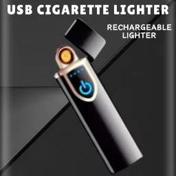 USB Cigarette Lighter for Smoking Windproof Slim Lighter with Fingerprint G407 USB Cigarette Lighter for Smoking Windproof Slim Lighter with Fingerprint G407 Pocket Lighter-image-44