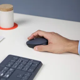 ABC Wireless Mouse M171 Grey Wireless Ambidextrous Optical Mouse image 4