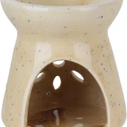 asian aura Ceramic Aroma T-Light Diffuser with 2 10 ML Aroma Oil and 1 Tea Light Candle Diffuser Set image 3