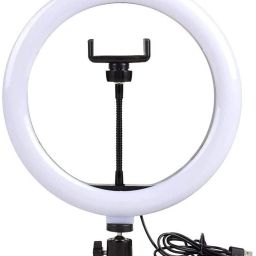 SRIGEETA 10 inch Big LED Selfie Ring Light with 3 modes and 10 different brightness mode Ring Flash-image-74