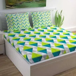 1 TC Polycotton Double 3D Printed Flat Bedsheet-13