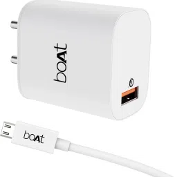 boAt 18 W Quick Charge 3 A Wall Charger for Mobile with Detachable Cable-image-84