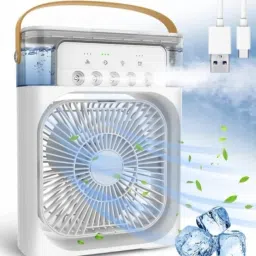 Zephira Portable Mini Air Cooler Fan | USB Powered | 3-Speed | Ice & Water Tank MINIFAN_001 USB Air Cooler-image-94