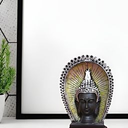 BECKON VENTURE Black & Silver Toned Religious Idol Showpiece-image-85