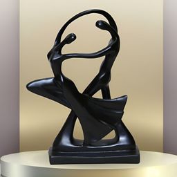 BECKON VENTURE Black Medium Figurine Showpiece-image-91
