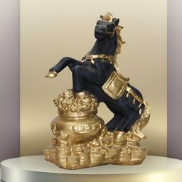 BECKON VENTURE Black & Gold-Toned Tiny Birds and Animals Figurine Showpiece-image-38