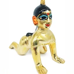 krishnagallery1 Gold Toned Religious Idol Showpiece-image-68