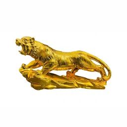 krishnagallery1 Gold Toned Textured Birds and Animals Showpiece-image-2