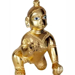 krishnagallery1 Gold Toned Brass Showpiece-image-95