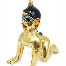 krishnagallery1 Gold Toned Religious Idol Showpiece-image-85