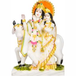 krishnagallery1 Gold-Toned Religious Idol Marble Showpiece-image-47