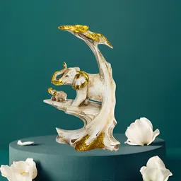 BECKON VENTURE White Elephant Figurine Showpiece-picture-28