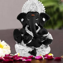 INTERNATIONAL GIFT Black Ganesh Idol Showpiece-image-49