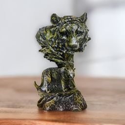 BECKON VENTURE Grey & Green Birds and Animals Figurine Showpiece-image-94