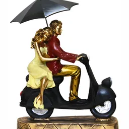 BECKON VENTURE Yellow & Red Small Figurine Showpiece-8