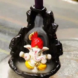 BECKON VENTURE Cream & Orange Tiny Religious Idol Showpiece-image-64