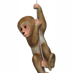 BECKON VENTURE Beige & Pink Monkey Figurine Showpiece-picture-24