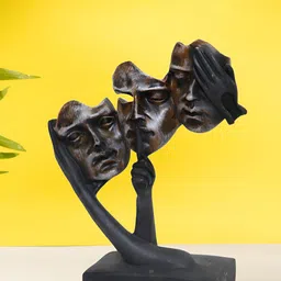 BECKON VENTURE Brown Medium Figurine Showpiece-3