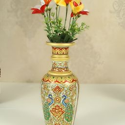 HANDICRAFTS PARADISE Red and Green Marble Showpiece-picture-25